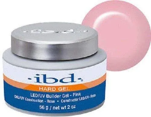 IBD Led / UV Builder Gel Clear / Pink - 56 g / 2oz Made in USA Nail Acrylic Nail Custom Do it yourself Nail Polish Professional