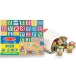 Melissa & Doug Classic Toy, ABC, 123 Blocks