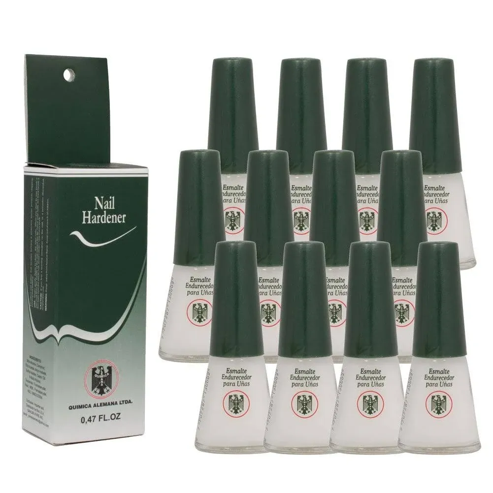 Quimica Alemana Nail Hardener 0.47 Fl Oz (Pack of 12 )