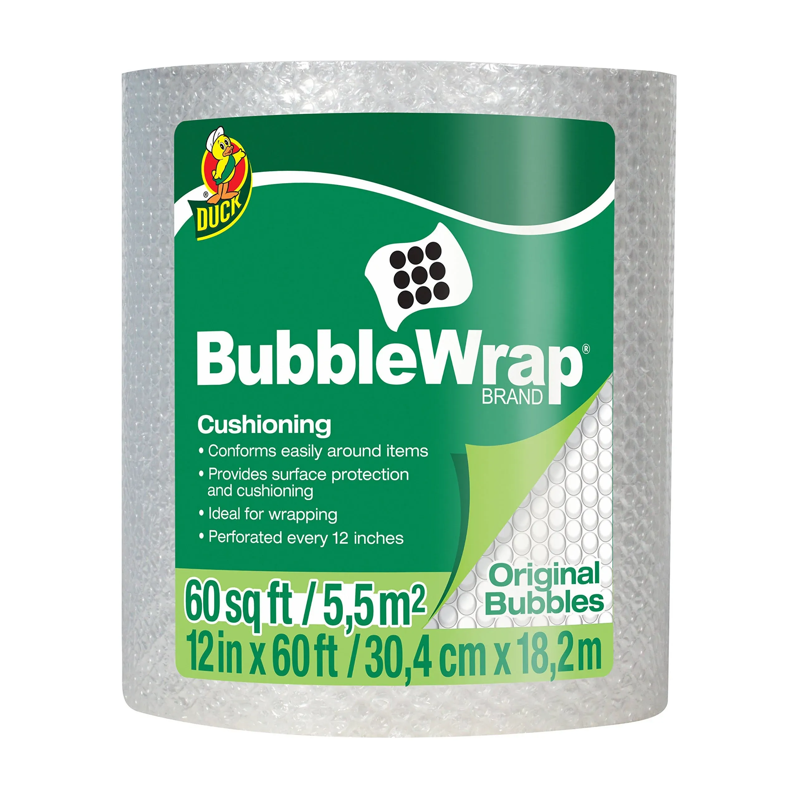 Duck 12 in. W x 60 ft. L Bubble Wrap