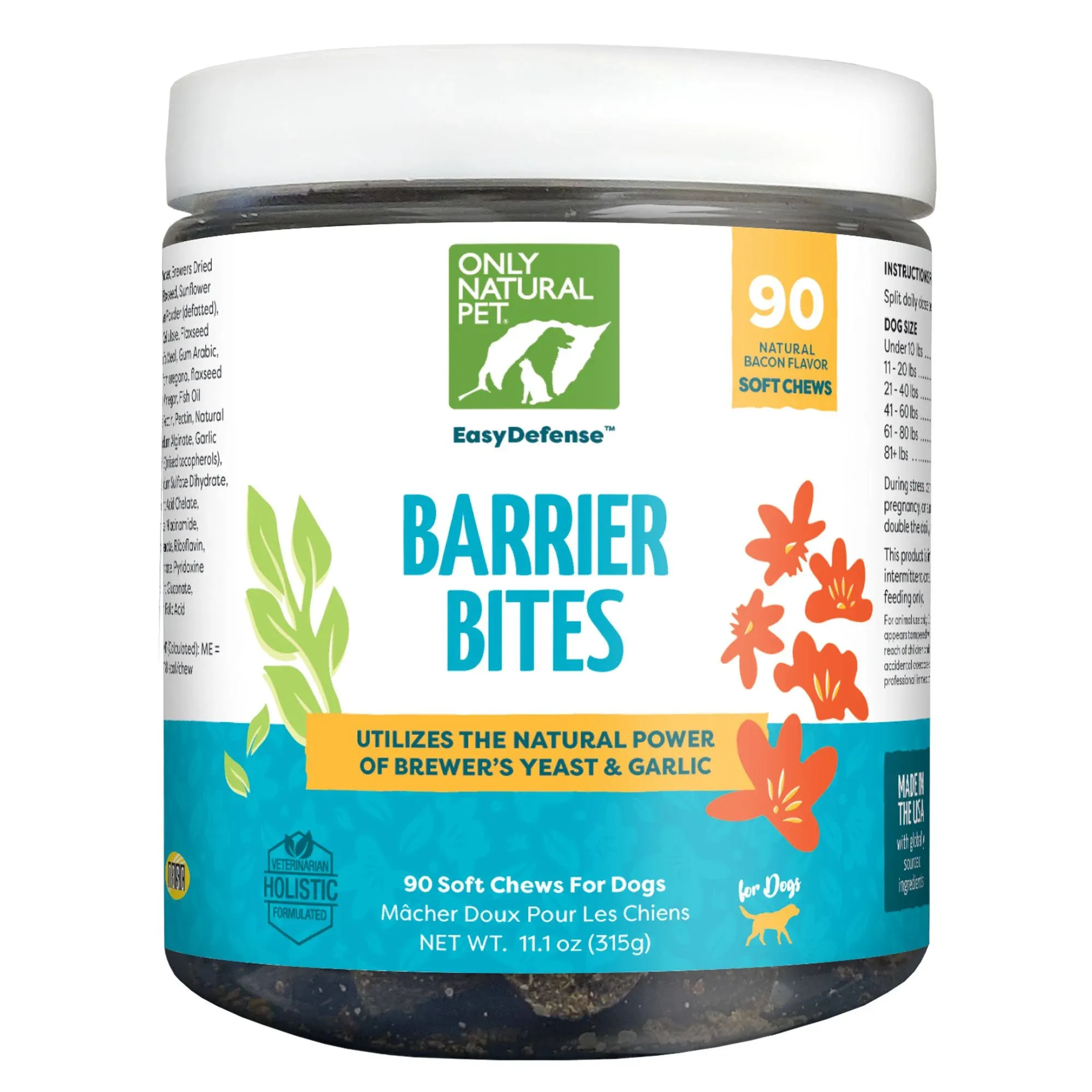 Only Natural Pet EasyDefense Barrier Bites Soft Chews (90 Soft Chews)