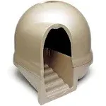 Petmate Booda Clean Step Cat Litter Box Dome (Made in the USA with 95% Recycled Materials)- Pearl White, Made in USA