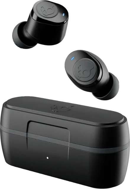 Skullcandy Jib True 2 In-Ear Wireless Earbuds, 32 Hr Battery, Microphone, Works with iPhone Android and Bluetooth Devices - Black