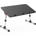 Laptop Bed Tray Table, Adjustable Home Office Standing Desk Portable Lightwei...