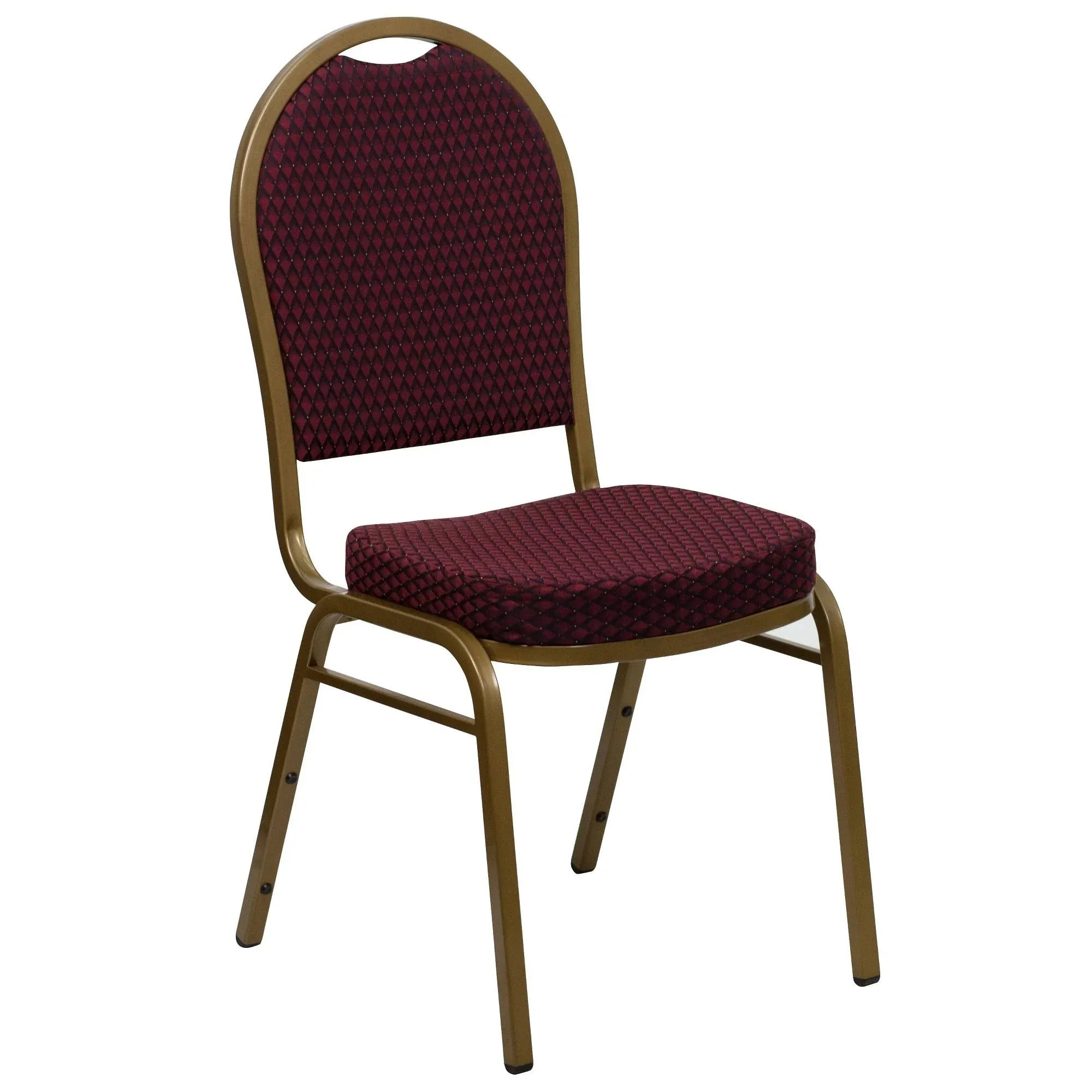 Flash Furniture HERCULES Series Dome Back Stacking Banquet Chair Patterned Fabric FD-C03