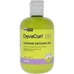 DevaCurl Supreme Defining Gel Super-Strong Hold No-Crunch Styler, Bright Breeze, 12 fl. oz.