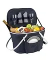 Collapsible Insulated Picnic Basket In Navy