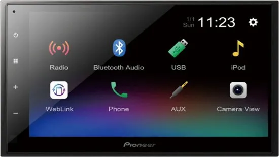 New Pioneer DMH-342EX 6.8" Multimedia Receiver (Does Not Play Disc) w/ Backup Camera