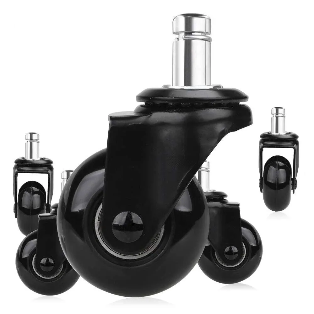 8T8 Replacement Chair Caster Wheels 2 inch, Quiet and Smooth Rolling,Heavy Duty