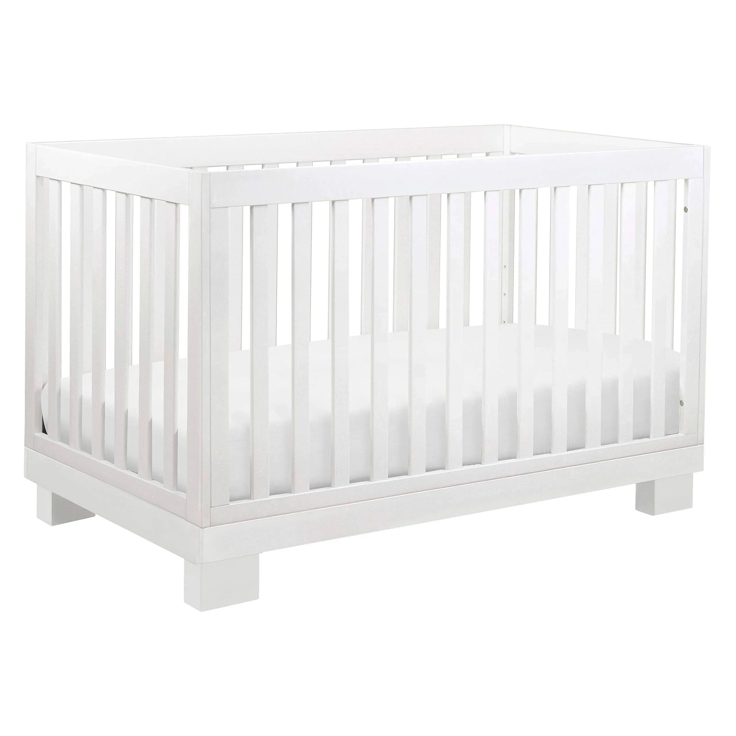 Babyletto Modo 3-in-1 Convertible Crib with Toddler Conversion Kit - White