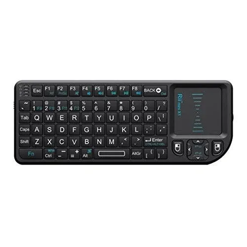 Riitek Rii Mini X1 Mini Wireless 2.4Ghz Keyboard with Mouse Touch Pad Remote Con