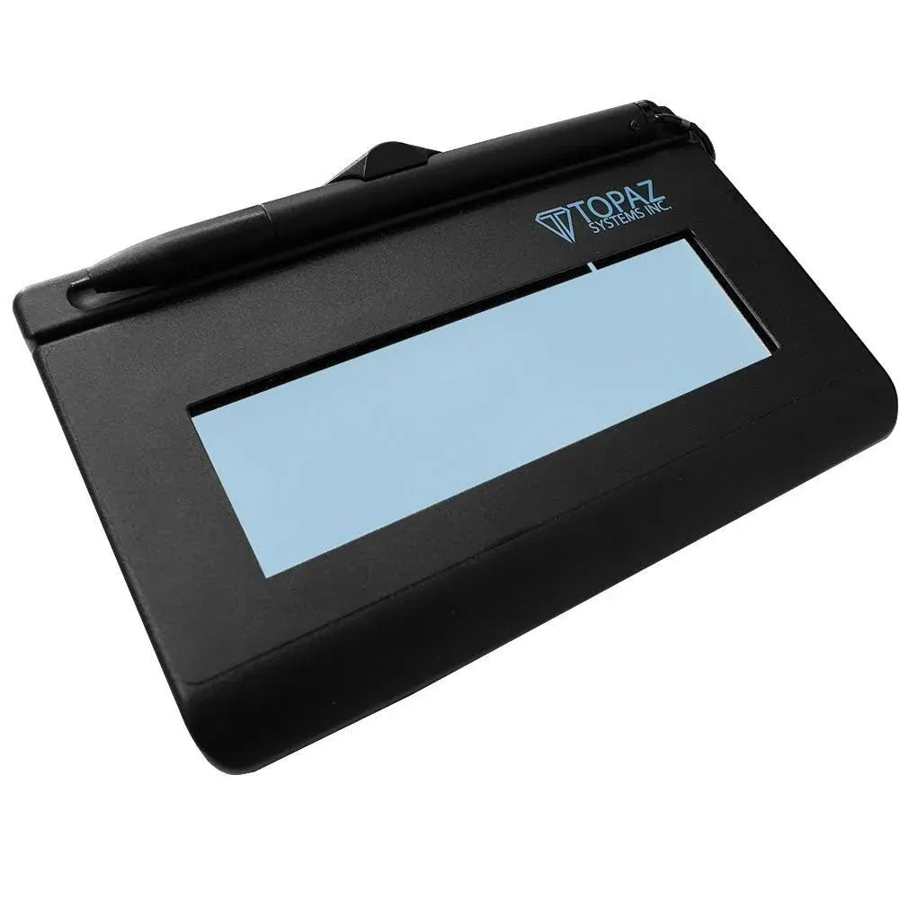 Topaz T-LBK460-BSB-R SigLite LCD 1x5 Signature Capture Pad