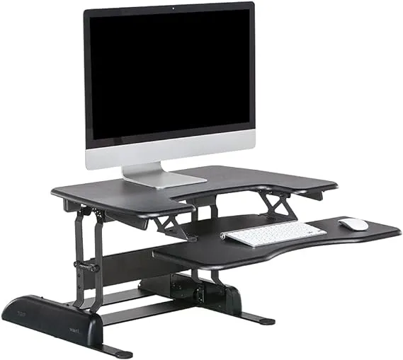 Varidesk Proplus Manual Standing Desk Converter, 30”W, Black