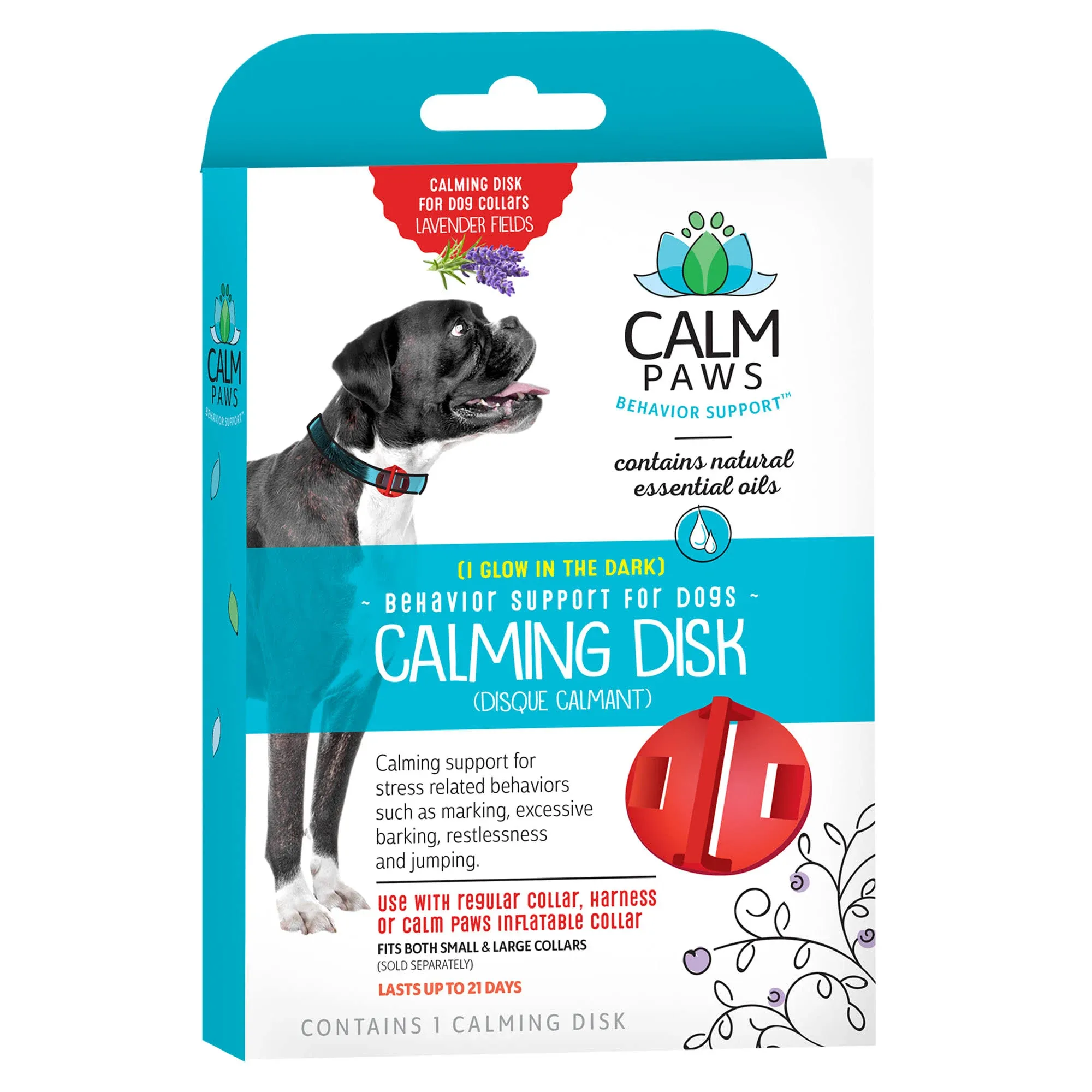 Dog, Calm Paws Calming Disk for Dog Collars (1 Count)