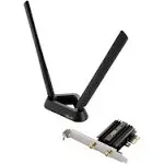 ASUS PCE-AXE58BT WiFi 6E Tri-Band PCI-e Wireless Adapter with Bluetooth 5.2