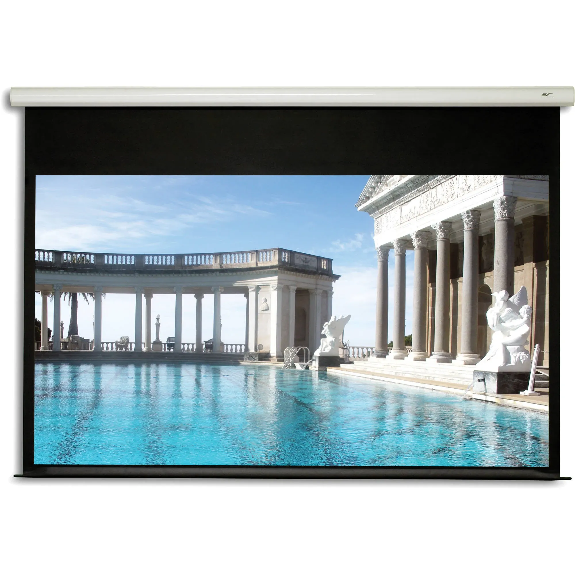 Elite Screens Spectrum2 Motorized Projection Screen with 12" Drop (49.0 x 87.2")