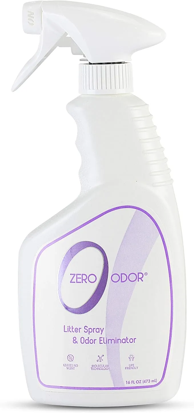 Zero Odor 16 oz Litter Box Odor Eliminator