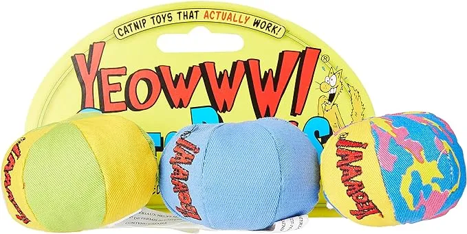 Yeowww! Catnip My Cats Balls 3 Pack