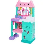 Gabby’s Dollhouse, Cakey Kitchen Set for Kids with Play Kitchen Accessories, Play Food, Sounds, Music and Kids Toys for Girls and Boys Ages 3 and Up