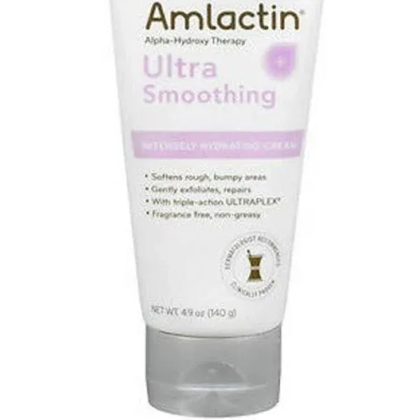 AmLactin Ultra Smoothing Intensely Hydrating Cream Unscented - 4.9oz