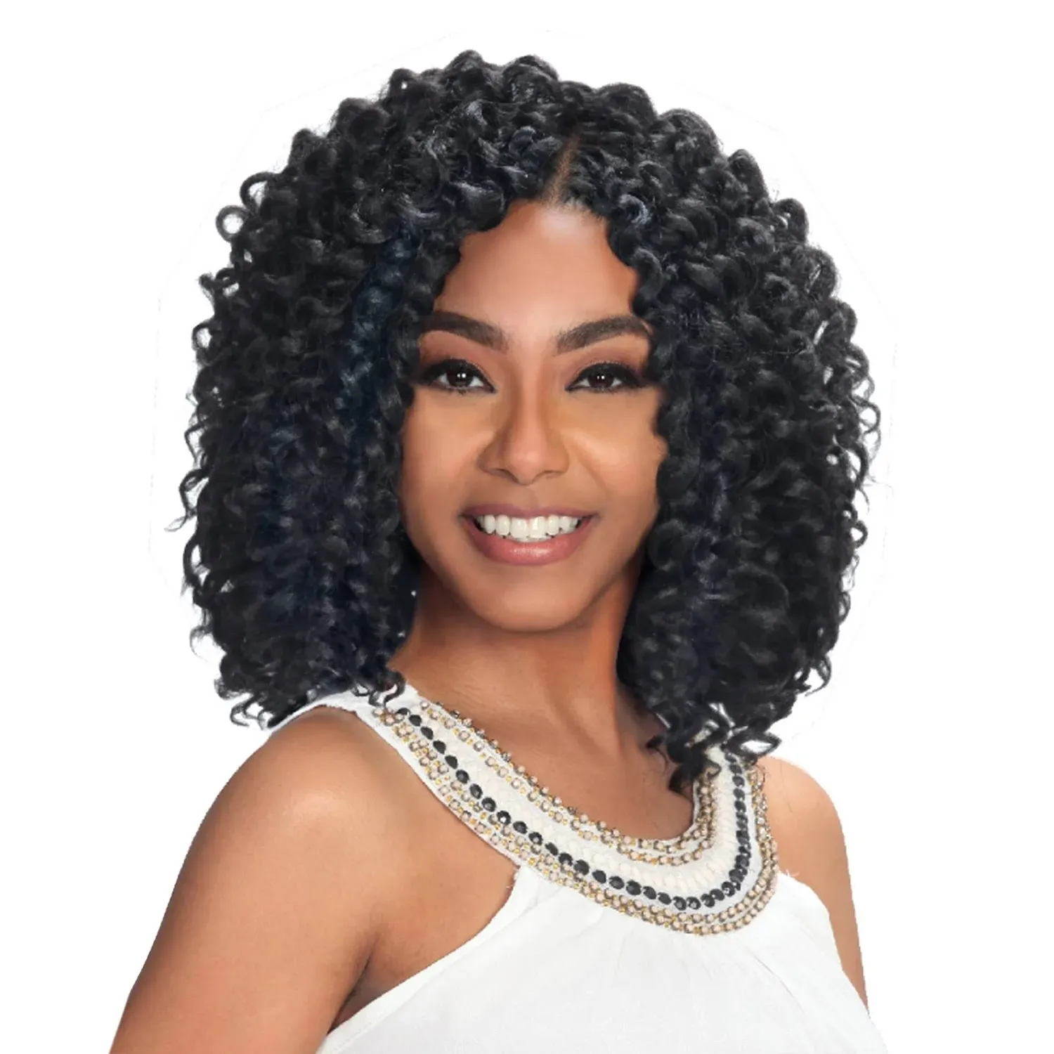 Zury Sis Naturali Star V8910 Crochet Braid Wanda Curl 8-10 inch (1 Pack Enough)