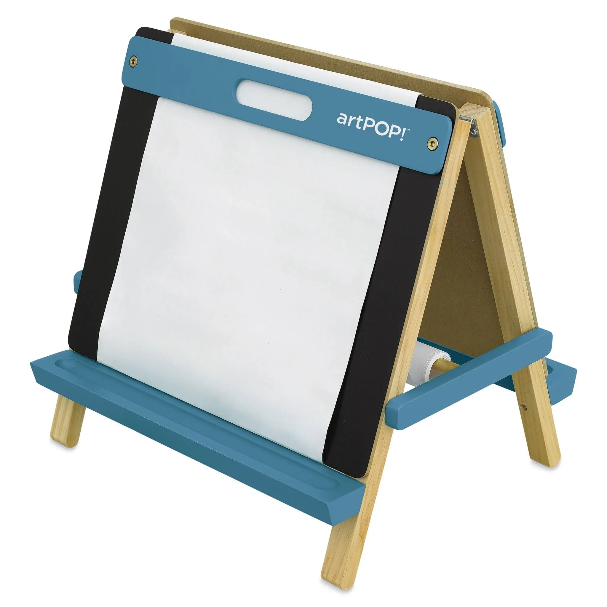 artPOP! Kids 3-in-1 Tabletop Easel - Ocean Blue