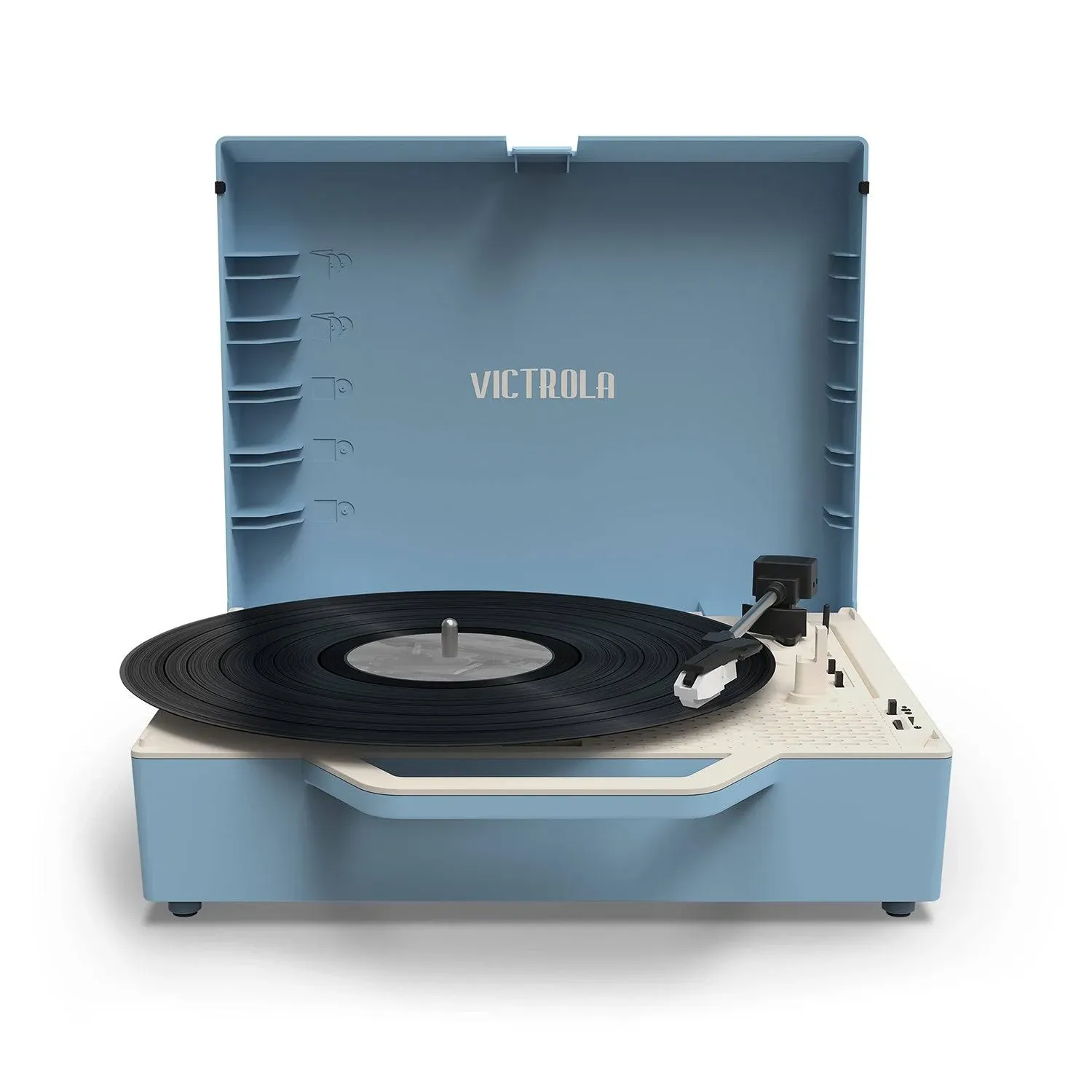 Victrola Re-Spin Bluetooth Suitcase Record Player - Light Blue