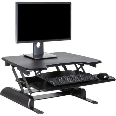 Vari 30 inch VARIDESK Essential Two-Tier Height Adjustable Standing Desk ...