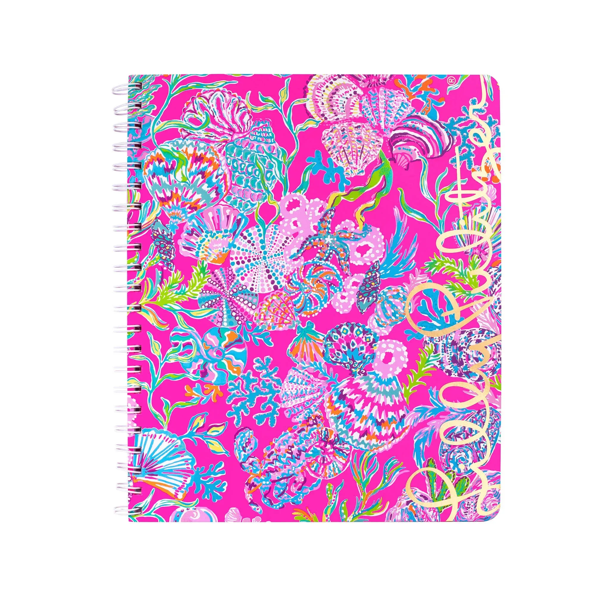 Lilly Pulitzer Large Notebook Shell Me Something Good