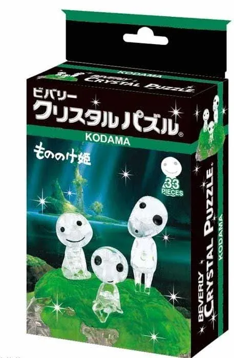 Studio Ghibli Crystal Puzzle Kodama 33 Pieces 3D JP Clear Puzzle