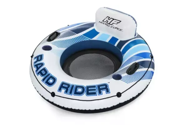 Hydro Force Rapid Rider Single River Inner Towable Tube, Blue and White