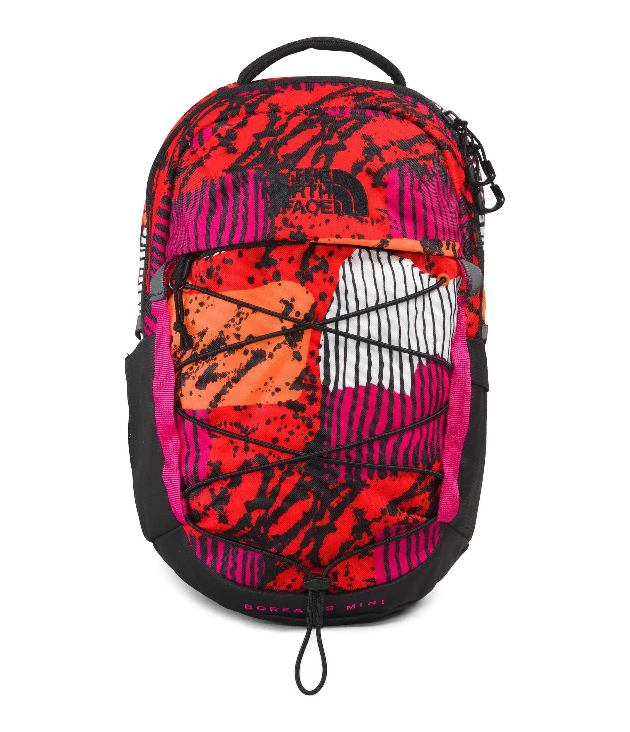 The North Face Women's Borealis Mini Backpack - Fiery Red Yosemite/Black/Pink