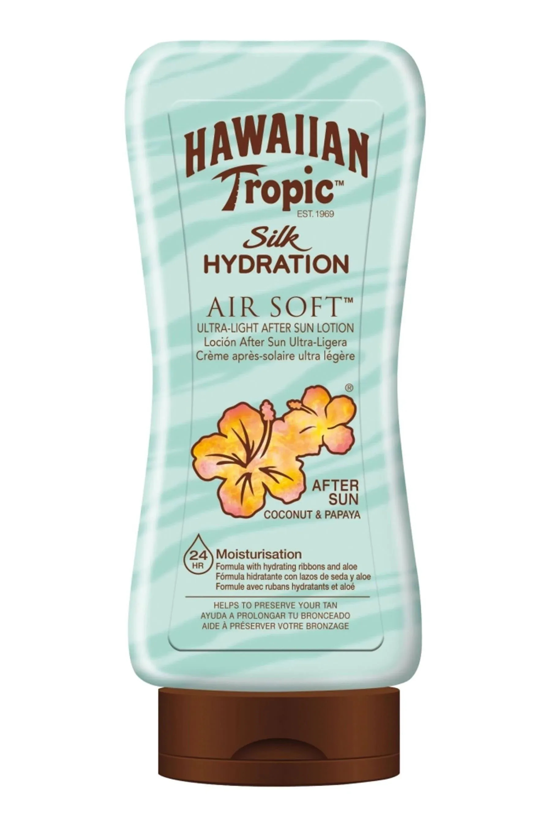 Hawaiian Tropic Silk Hydration Moisturizing Sun Care After Sun Lotion - Coconut Papaya, 6 Ounce