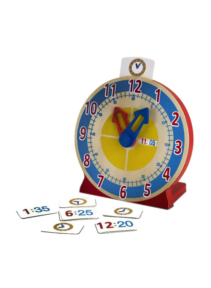 Melissa & Doug Learn to Tell Time Clock for Kids