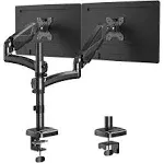 MOUNTUP Dual Monitor Stand, Height Adjustable Desk Mount,Gas Spring... 