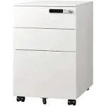 DEVAISE 3-Drawer Mobile File Cabinet with Smart Lock