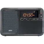 Eton NELITETRAVELLE<wbr/>R Elite Traveler Portable AM/FM/LW/SW Radio with Leather Case