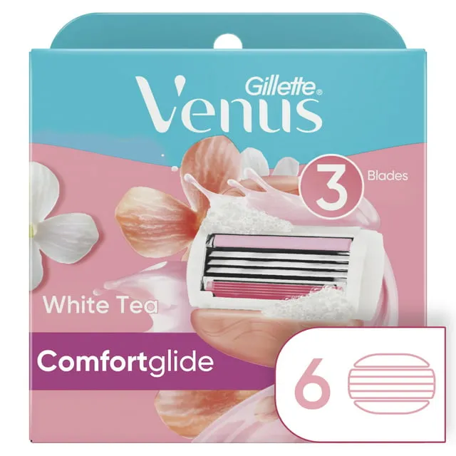 Gillette Venus ComfortGlide White Tea Women's Razor Blade Refills