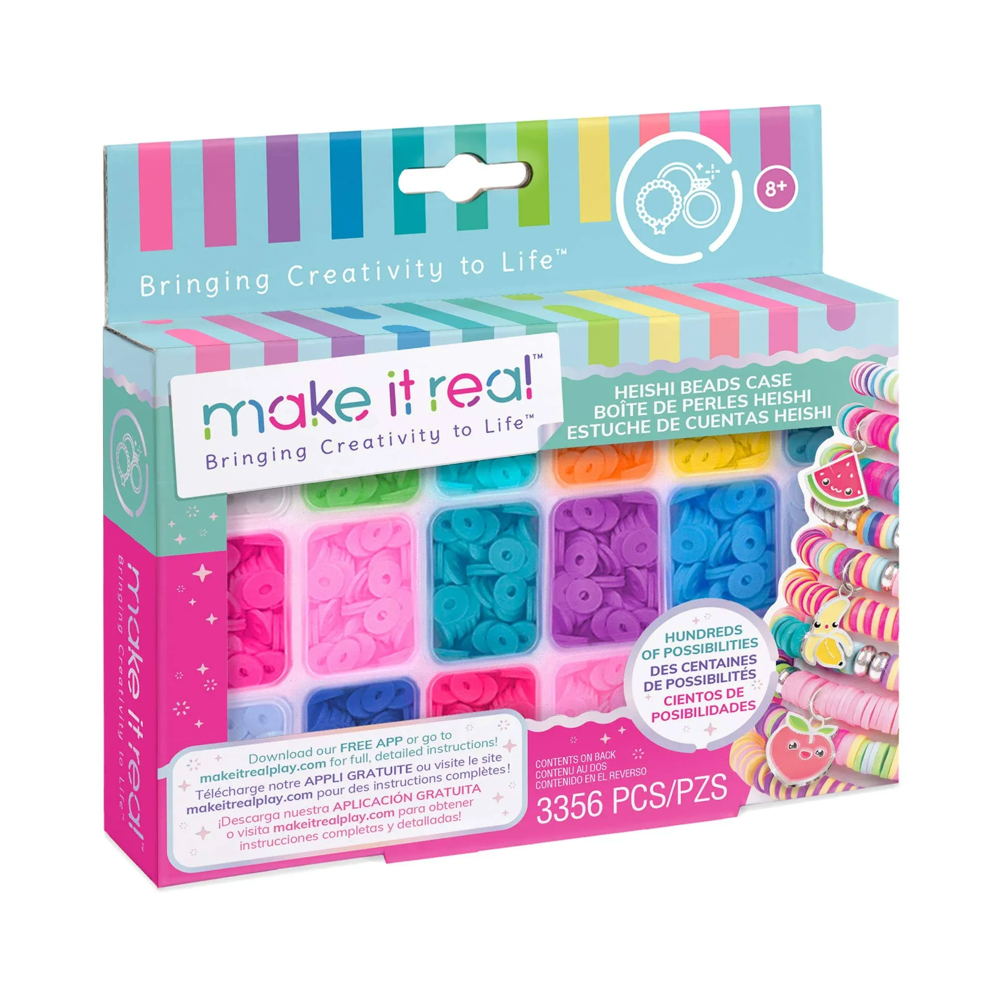 Make It Real Heishi Beads with Storage Case