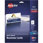 Avery Printable Business Cards