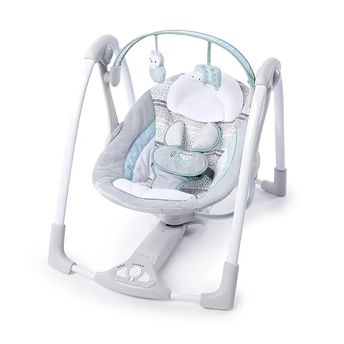 Ingenuity ConvertMe 2-in-1 Compact Portable Baby Swing