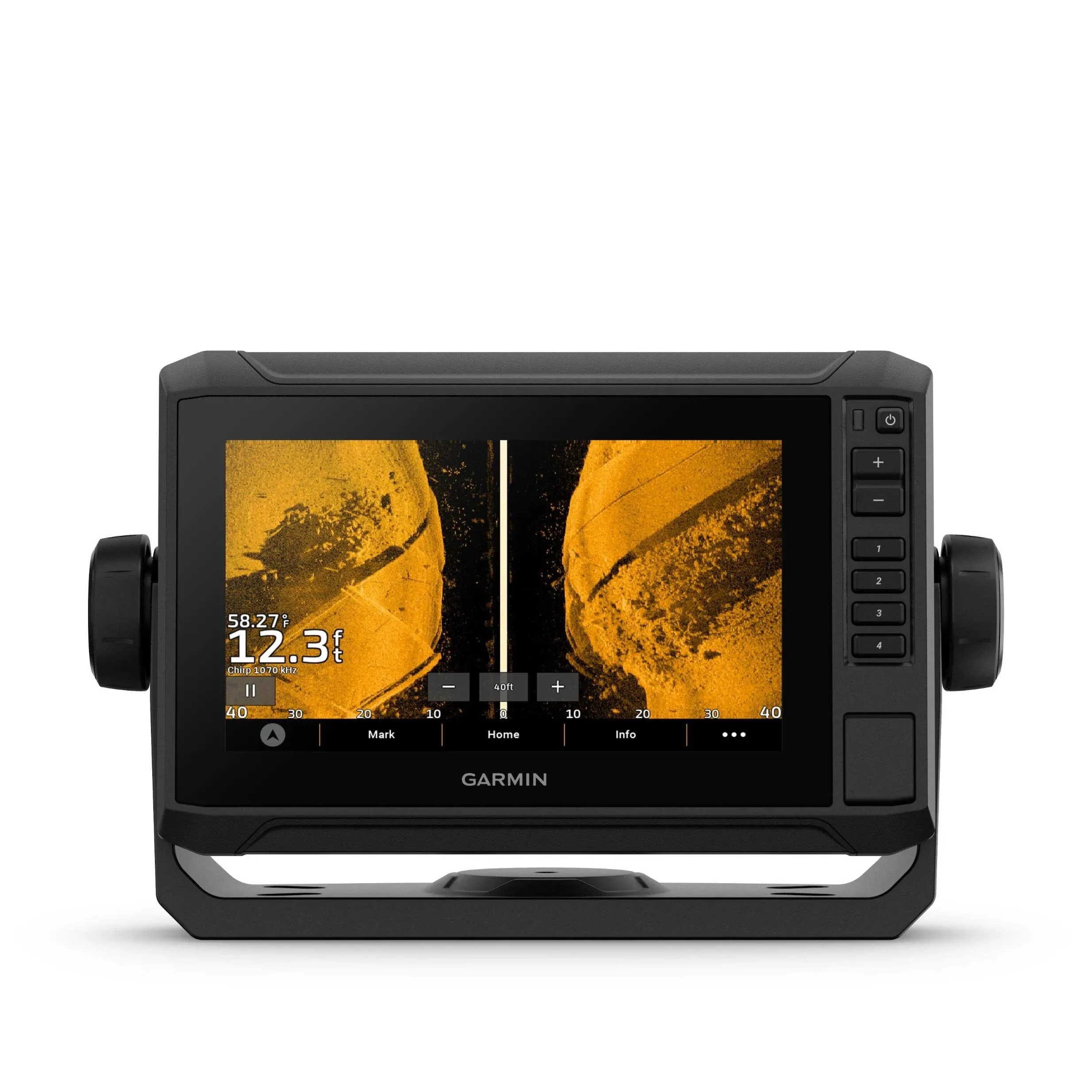 Garmin ECHOMAP UHD2 73sv Chartplotter Fishfinder Combo with US Inland Maps and GT54UHD-TM Transducer