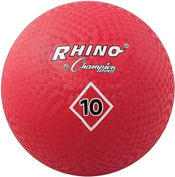 Champion Sports 10" Playground Ball - Red