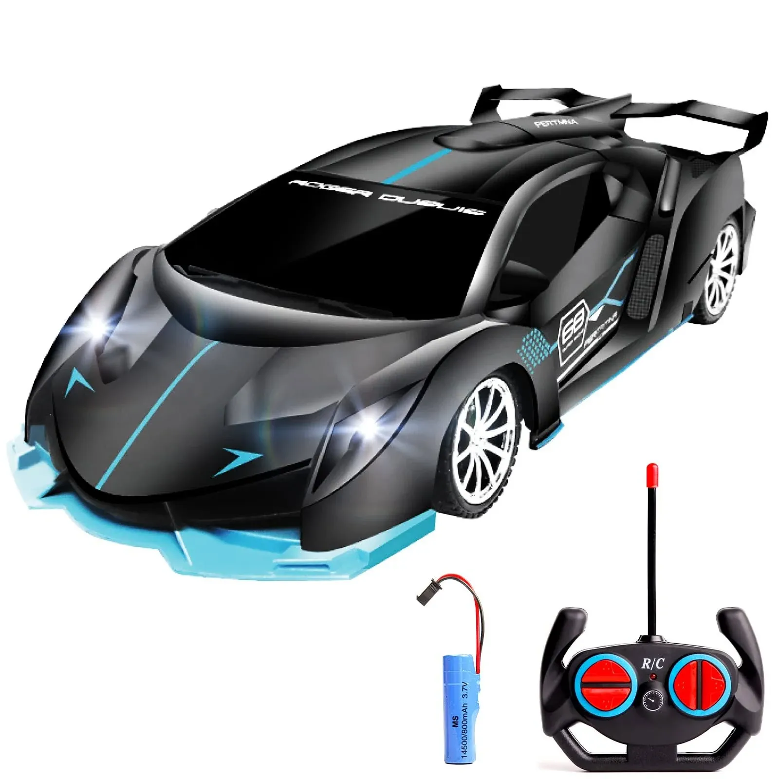 Kulariworld Remote Control Car for Boys Girls Fast 1/18 Rechargeable Fast RC Cars ...