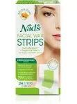 Nad's With Soothing Shea Butter Facial Wax Strips (0.96 oz)