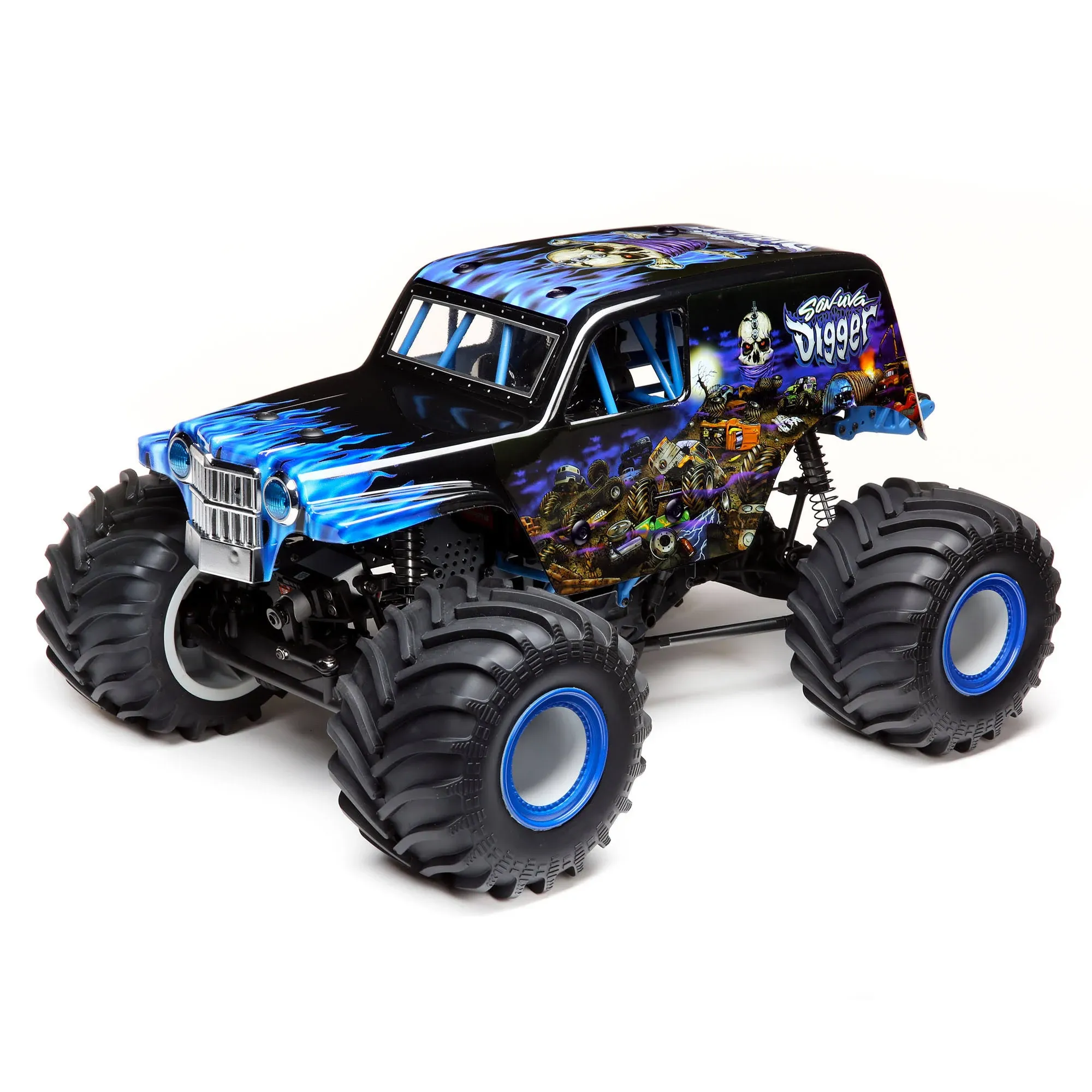 Losi LMT Son Uva Digger RTR 1/10 4WD Solid Axle Monster Truck w/DX3 2.4GHz Radio