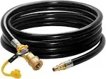 12 feet Low Pressure Propane Quick-Connect Hose RV Quick Connect Propane Hose