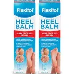 Flexitol Heel Balm, Rich Moisturizing & Exfoliating Foot Cream, 4 oz Tube (Pack of 2)