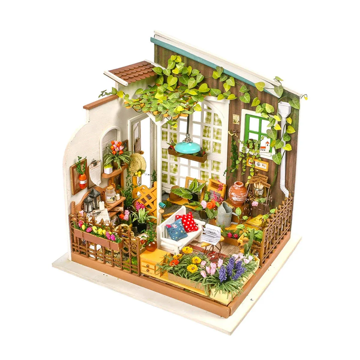 Miller's Garden - Handcrafted DIY Miniature Wooden Dollhouse