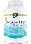 180 count Omega-3 Pet Softgels Supplement for Dogs